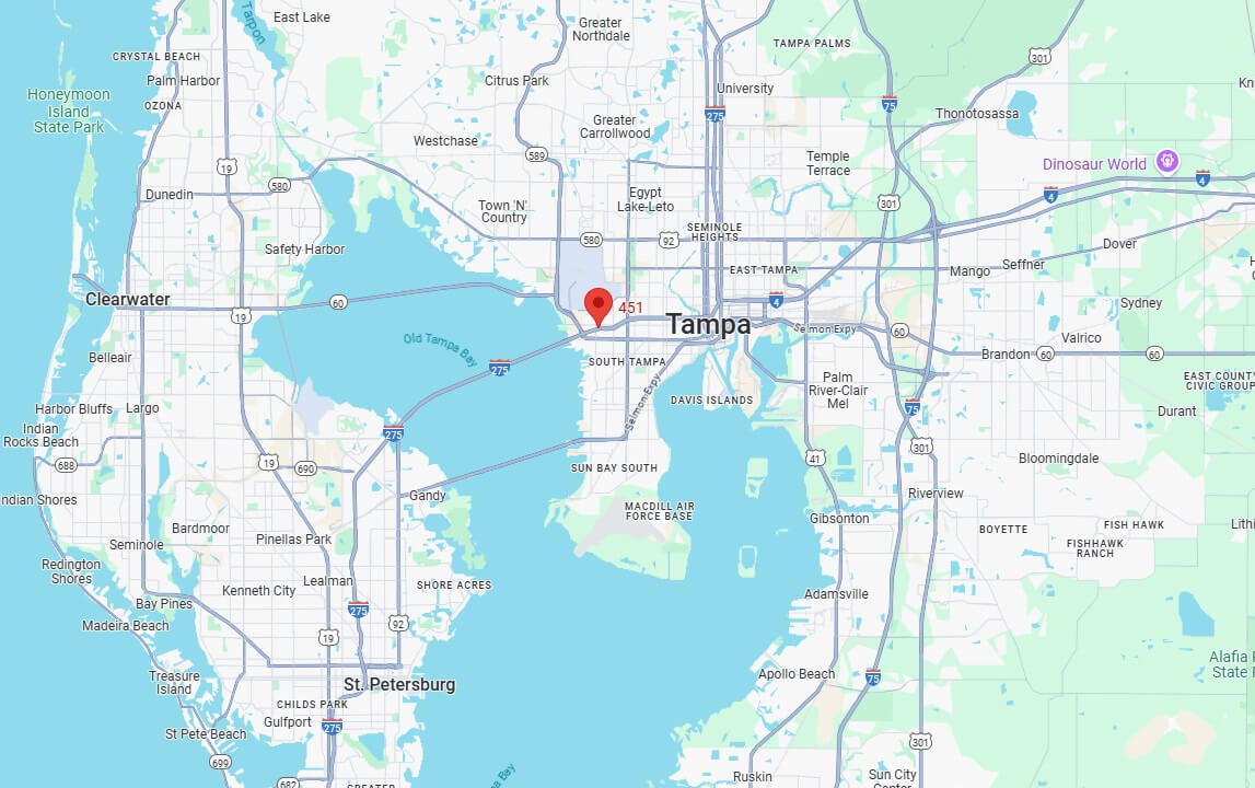 map showing the location of GOAT Logistics
